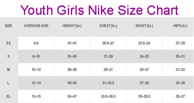 Nike girl size chart. Nike Girls’ Size Chart: Comprehensive Guide to